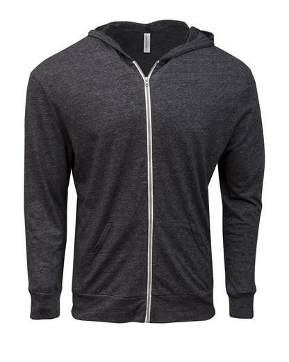 Unisex Triblend Full-Zip Light Hoodie - 302Z