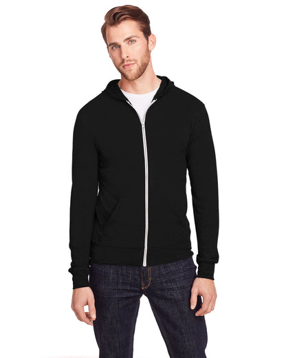 Unisex Triblend Full-Zip Light Hoodie - 302Z