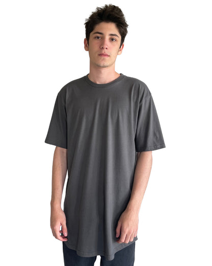 Unisex Long Body Crew Tee  - 3602