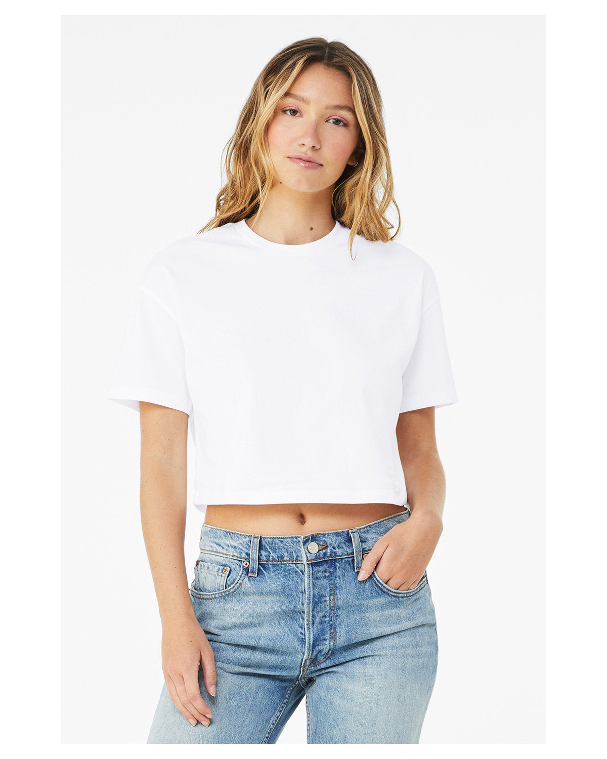 Women's Jersey Crop Tee - 6482