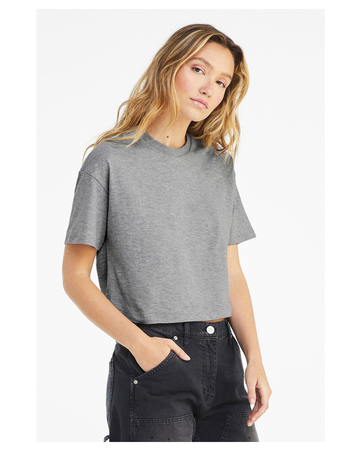 Women's Jersey Crop Tee - 6482