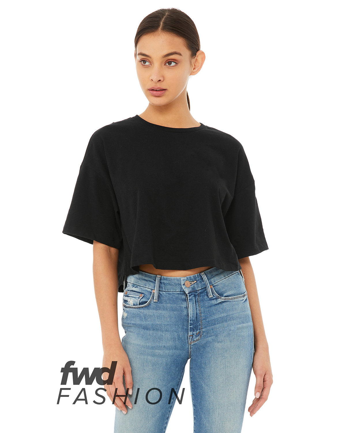 Women's Jersey Crop Tee - 6482