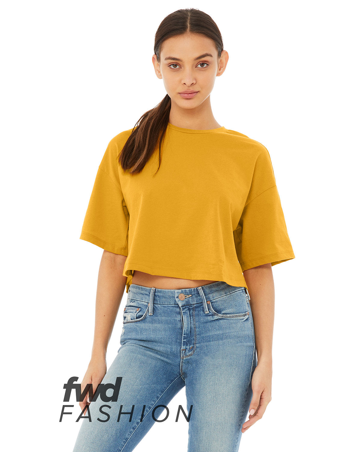 Women's Jersey Crop Tee - 6482