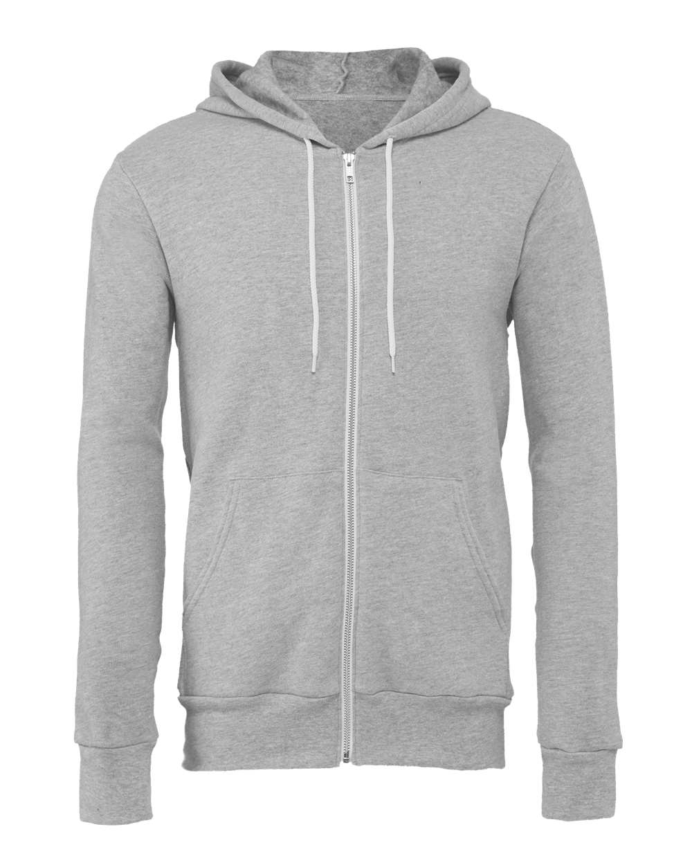 Unisex Sponge Fleece Full-Zip Hoodie - 3739