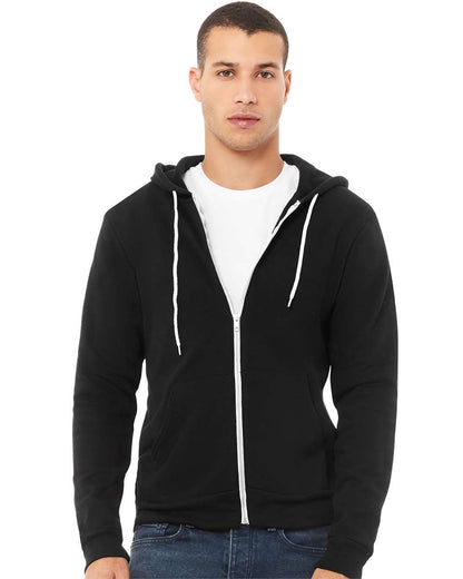 Unisex Sponge Fleece Full-Zip Hoodie - 3739