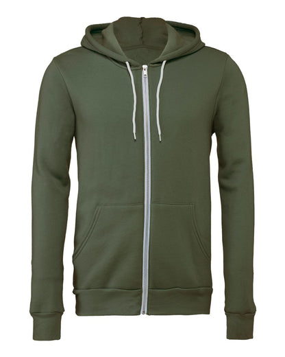 Unisex Sponge Fleece Full-Zip Hoodie - 3739