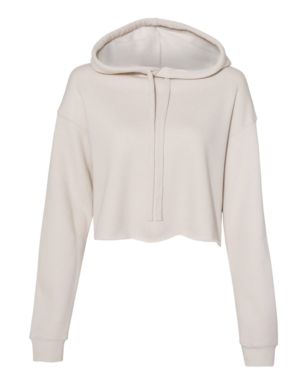 Women’s Sponge Fleece Cropped Fleece Hoodie - 7502