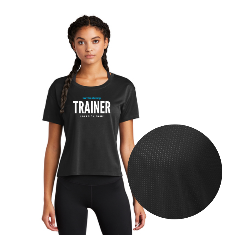 TRAINER Mesh Crop Tee - LST411