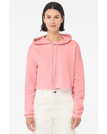 Women’s Sponge Fleece Cropped Fleece Hoodie - 7502