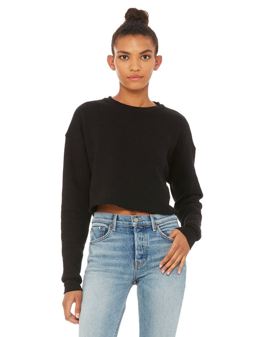 Women's Cropped Crew Fleece - 7503