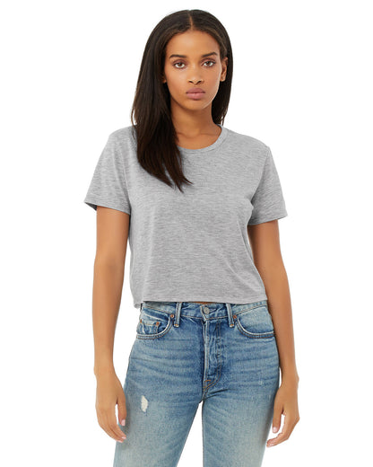 Women's Flowy Cropped Tee - 8882