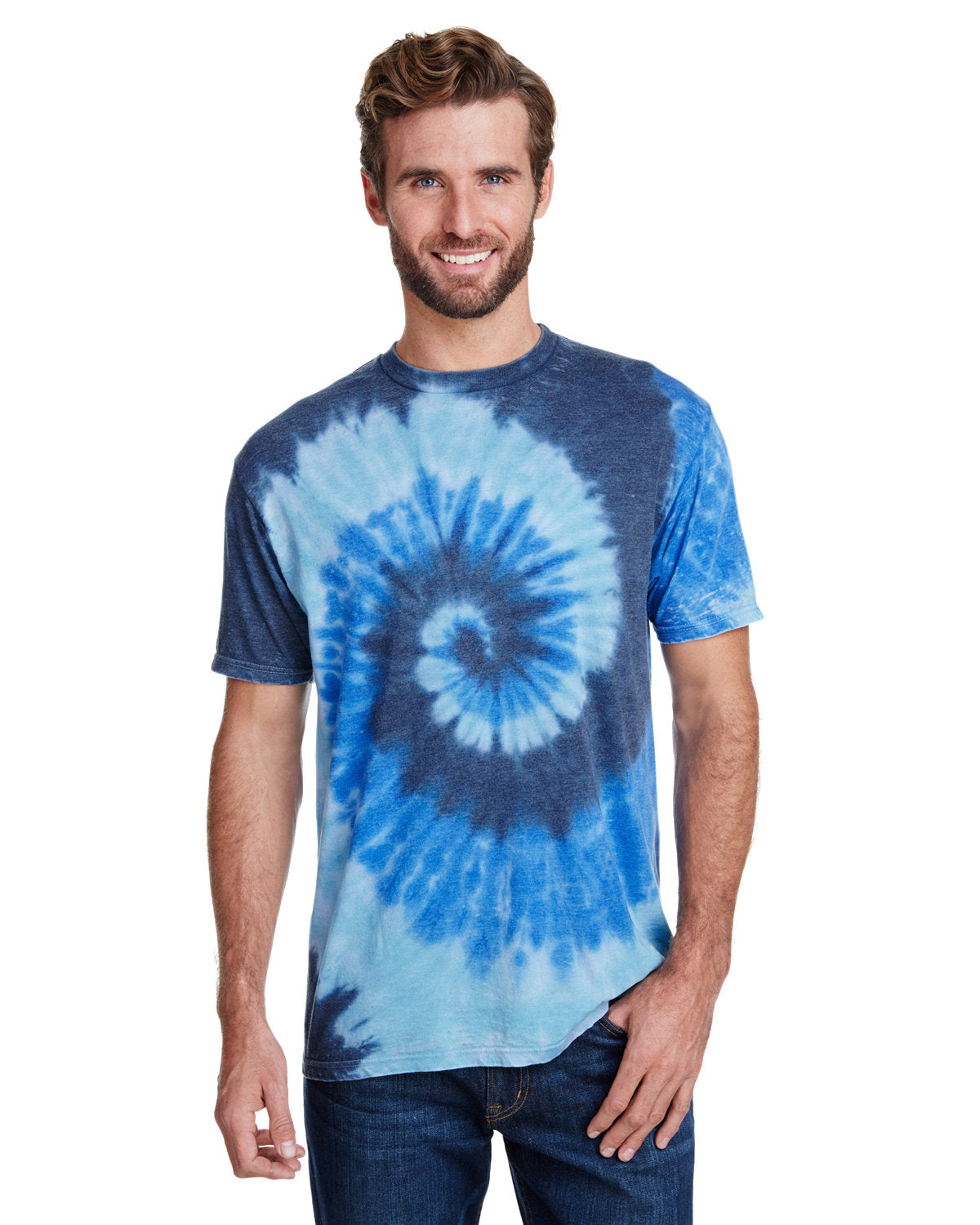 Tie-Dye Adult Burnout Festival T-Shirt - CD1090