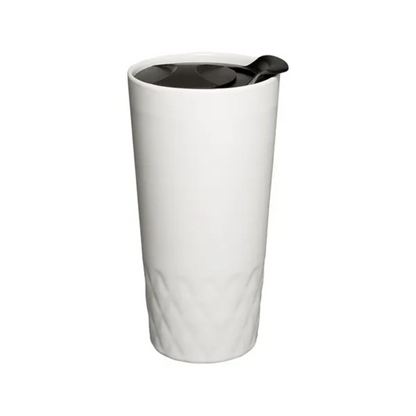 14 oz Double Wall Ceramic Textured Tumbler